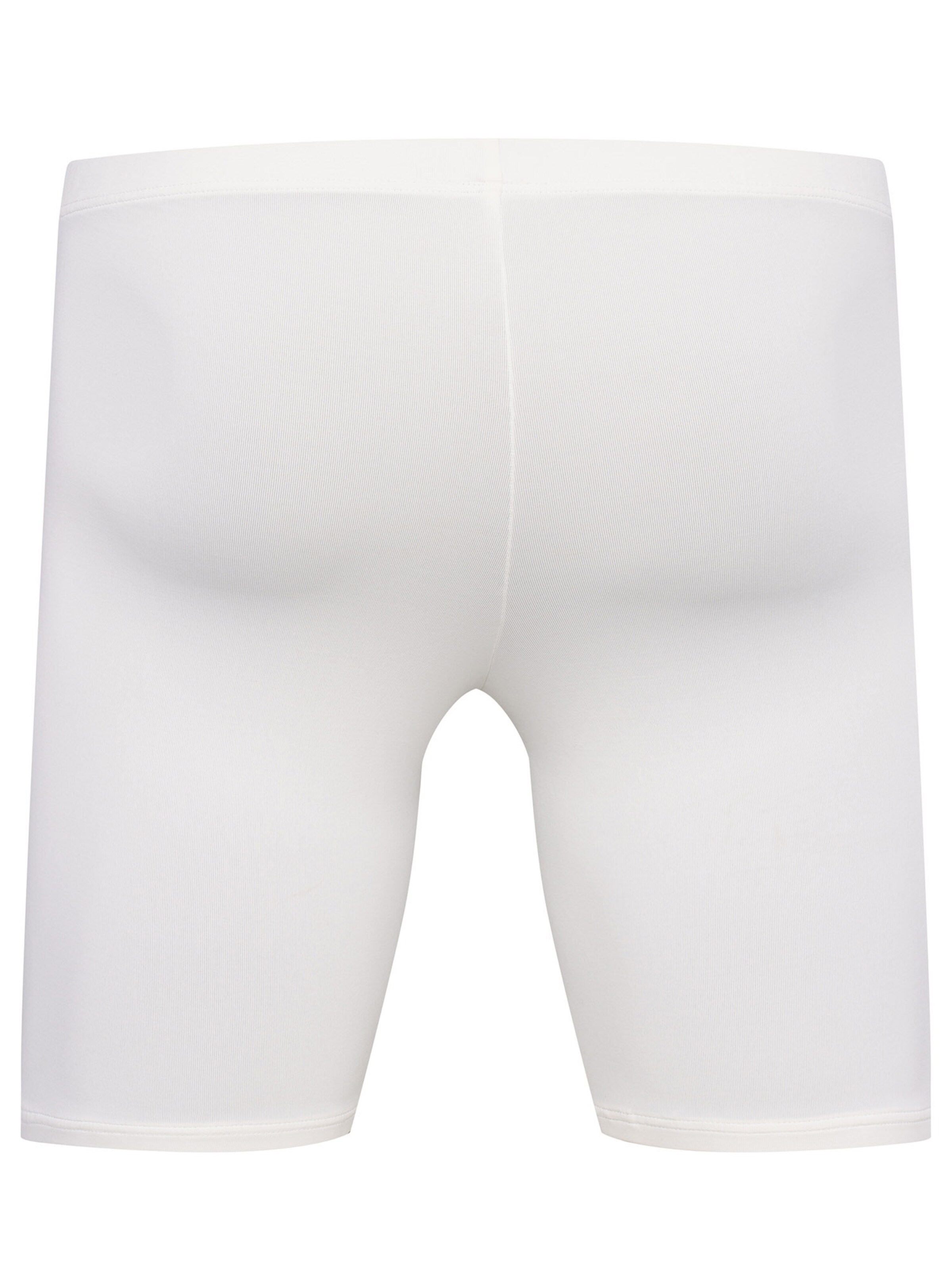 Manstore Langer Boxer ' M2569 Biker Pants ' in Weiß