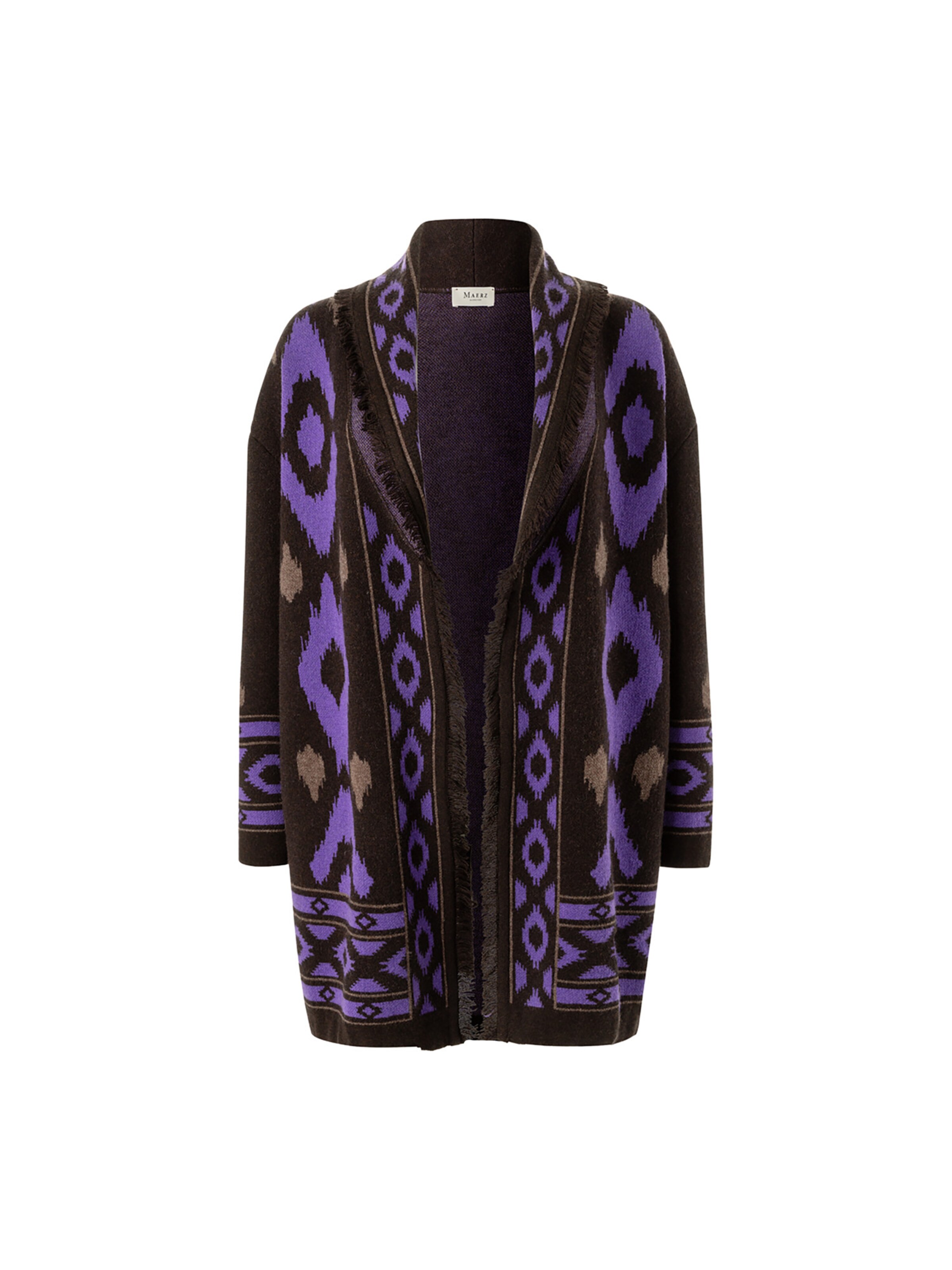 MAERZ Muenchen Strickjacke in Braun: Vorderseite