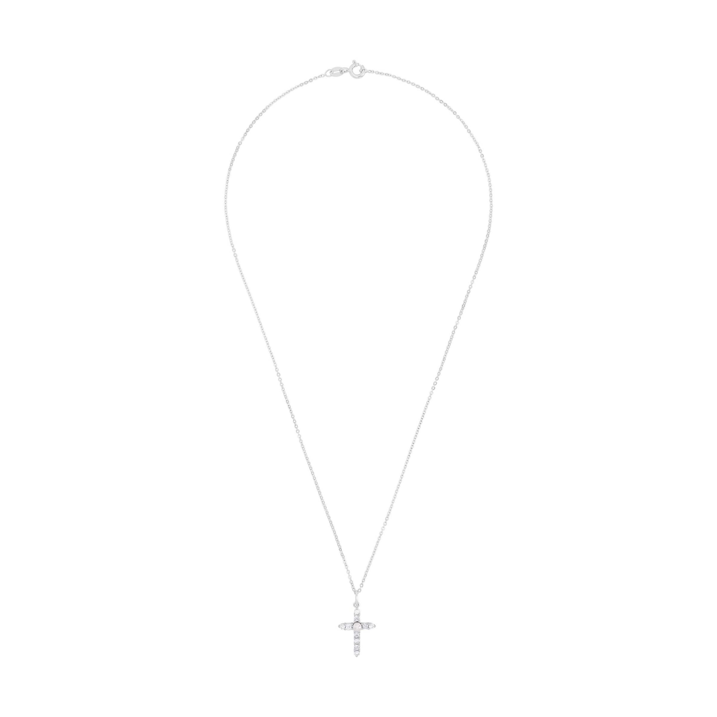 AMOR Necklace in Silver: front