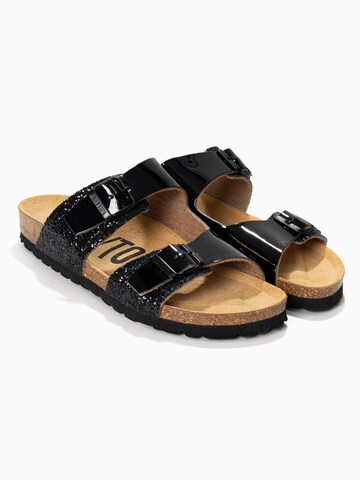 Bayton Pantolette 'Ilithye' in Schwarz