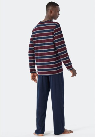 SCHIESSER Long Pajamas in Blue