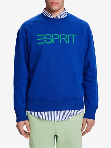 Sweat-shirt ESPRIT en bleu : devant