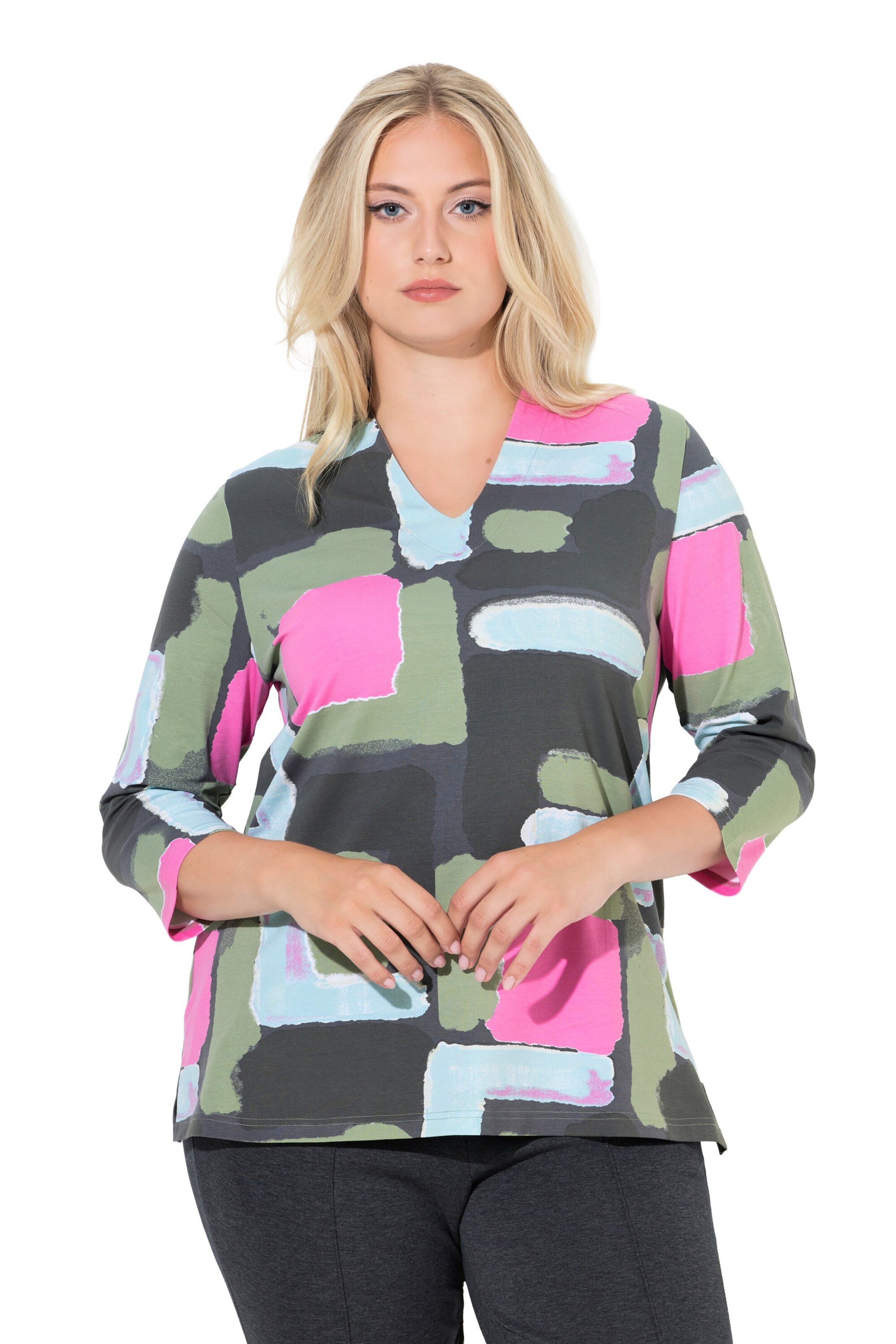 Ulla Popken Shirt in Green: front