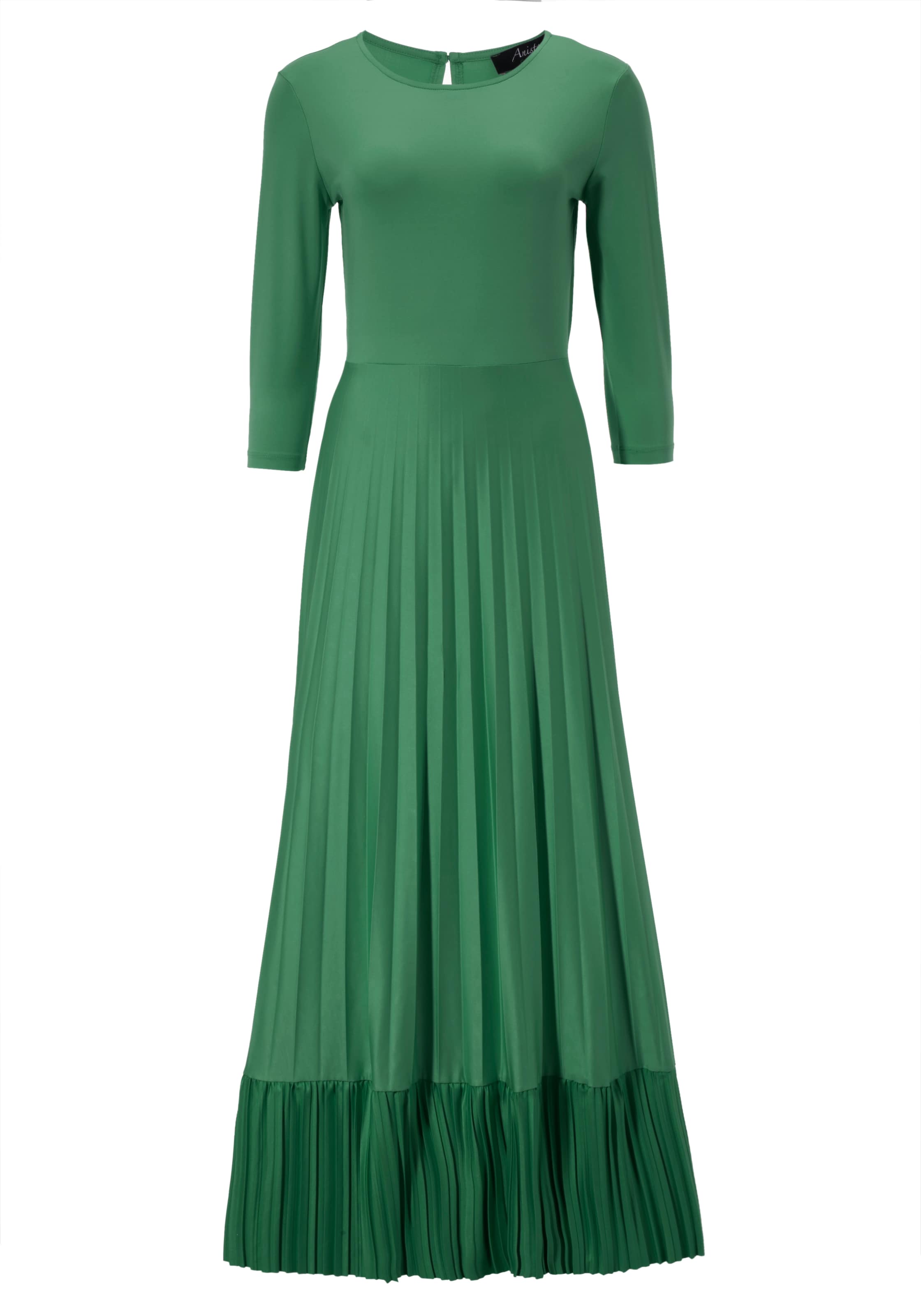 Frauen Große Größen Aniston CASUAL Kleid in Grün, Dunkelgrün - RT33939