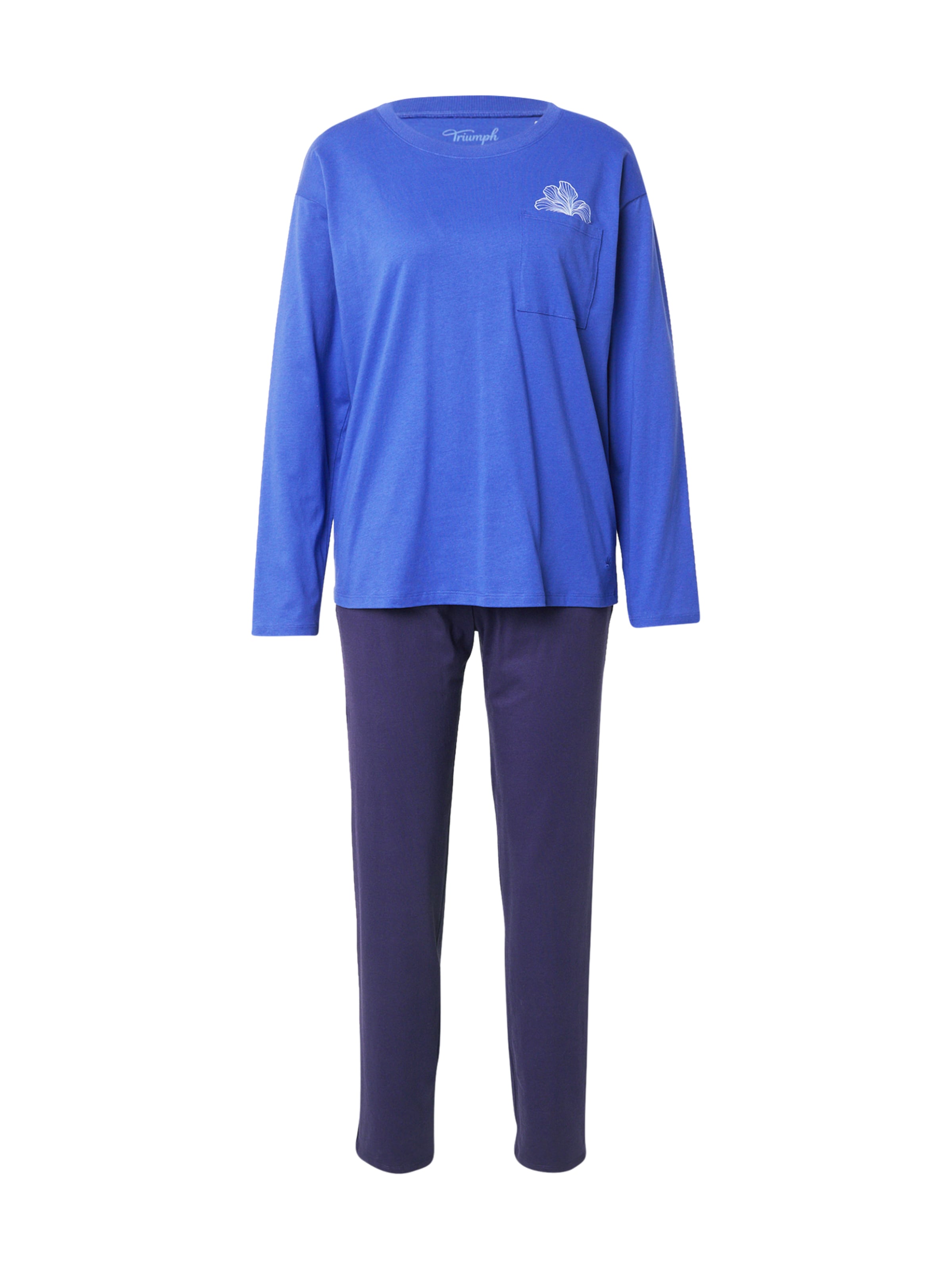 TRIUMPH - Pijama en azul: frente