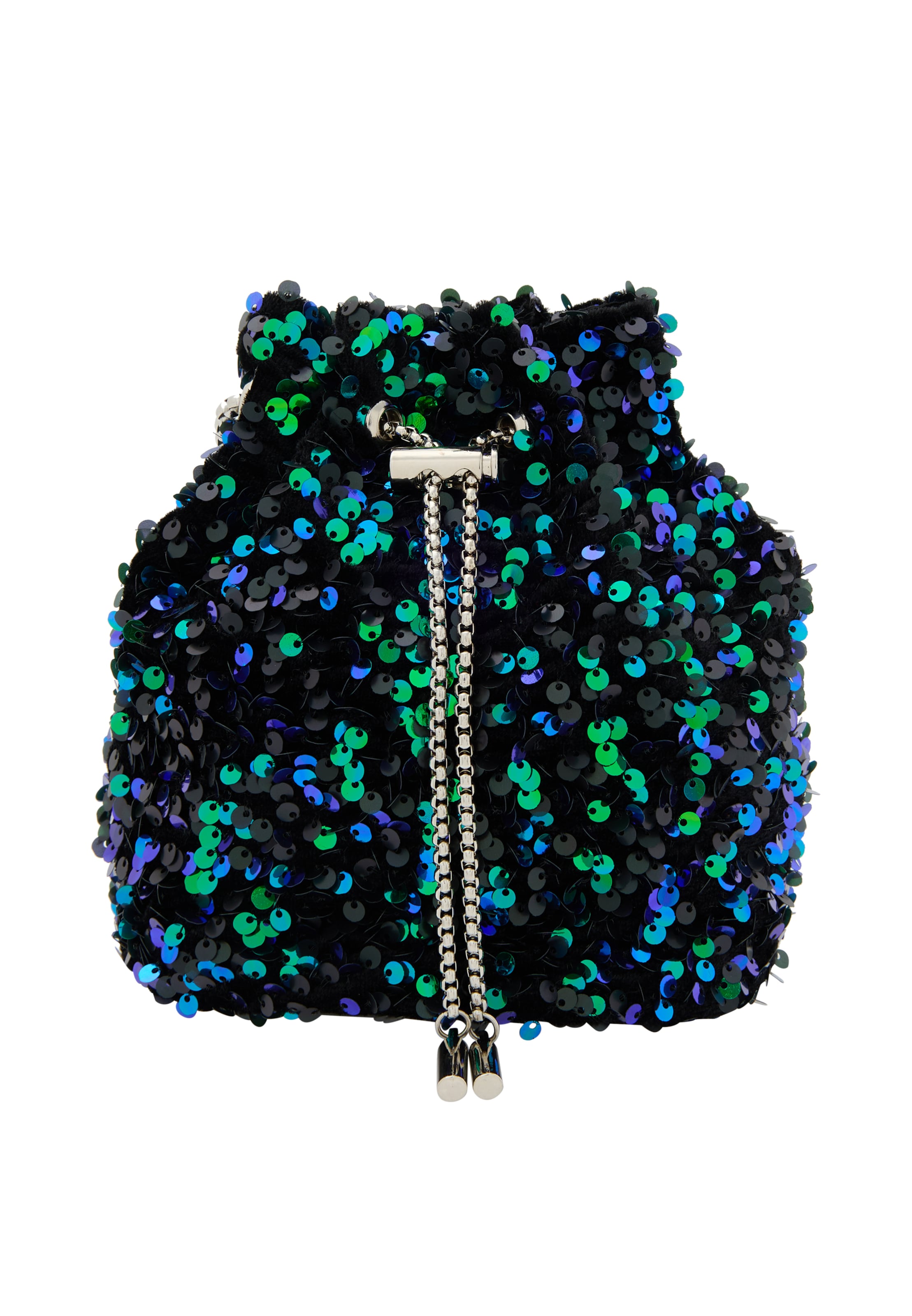 Clutch de la myMo at night pe albastru: față