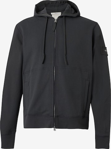 Veste de survêtement Calvin Klein Jeans en gris : devant