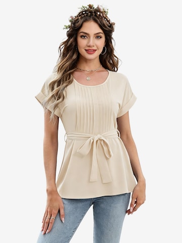 KoJooin Blouse in Beige: front