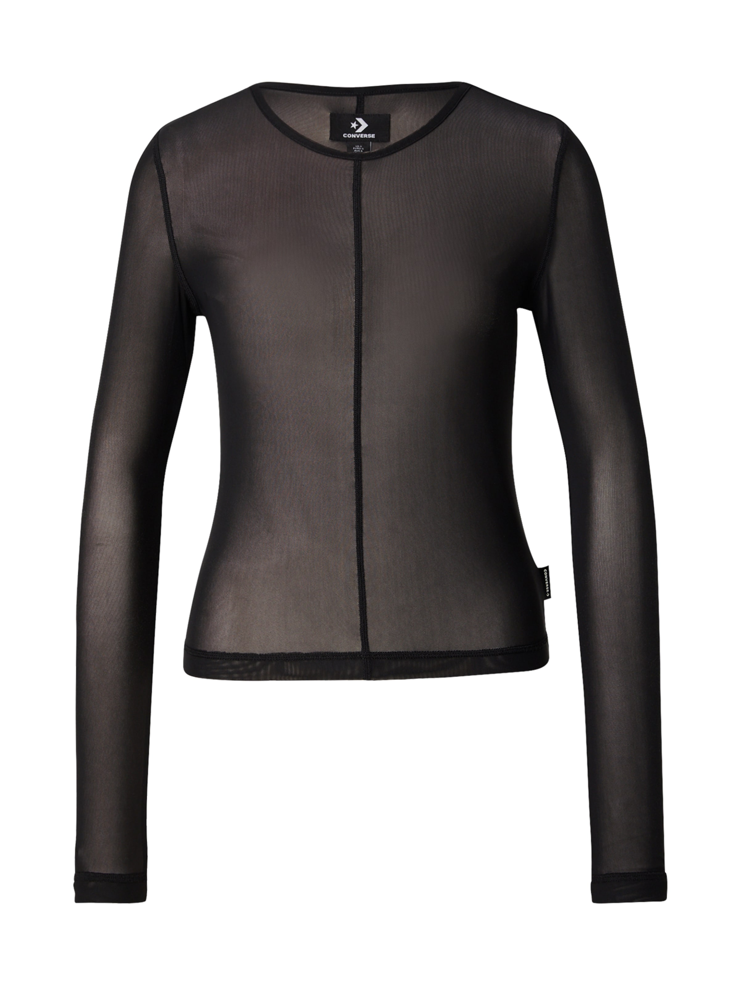 CONVERSE Tričko – černá: přední strana