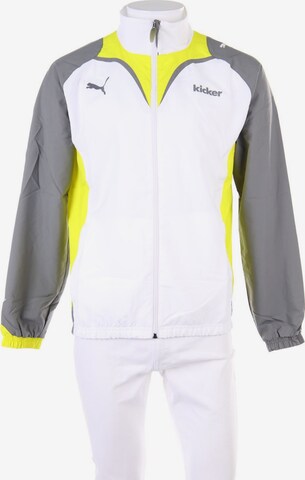 PUMA Trainingsjacke S in Weiß: predná strana