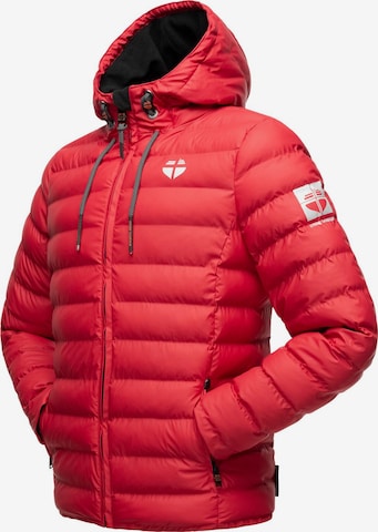 STONE HARBOUR Zimní bunda 'Zaharoo' – červená