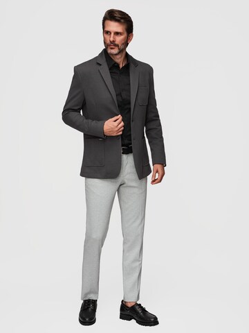 Ombre Slim Fit Businesshemd in Grau