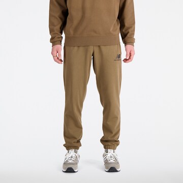new balance Tapered Pants 'Essentials' in Brown: front