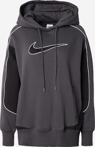 Nike Sportswear Суичър в сиво: отпред