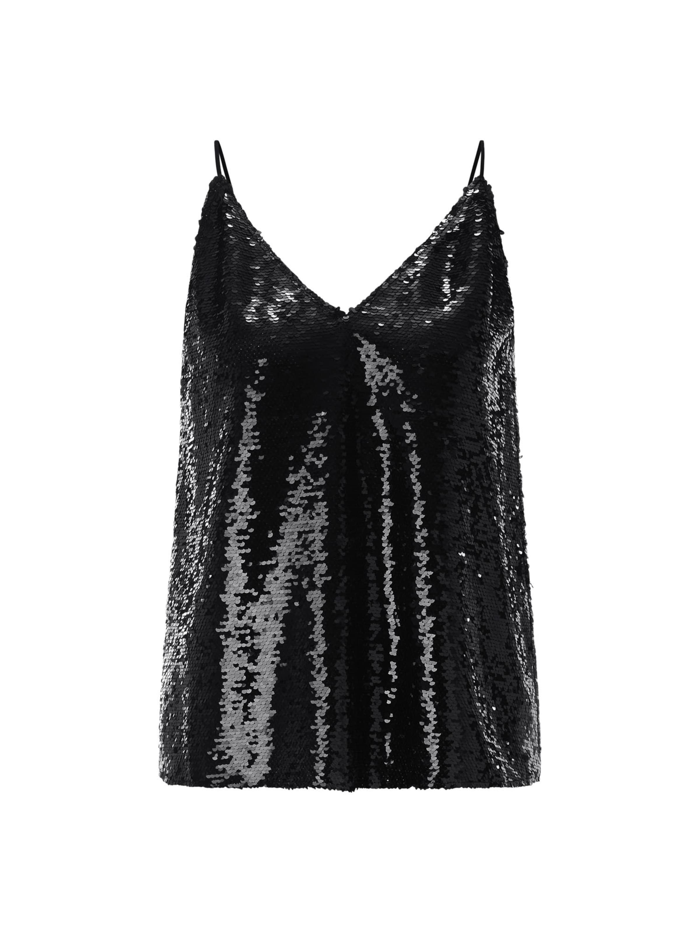 Bluză de la Rich & Royal pe negru: față