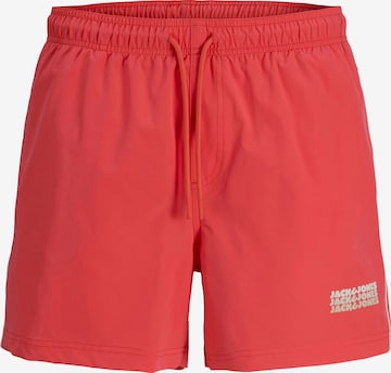 JACK & JONES Плавательные шорты 'JPSTMAUI SUNRISE' в Оранжевый: спереди