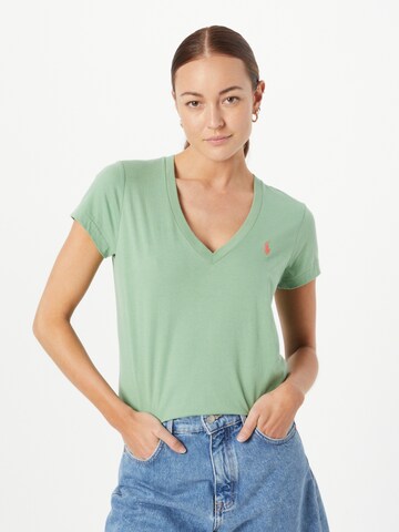 Tricou de la Polo Ralph Lauren pe verde: față