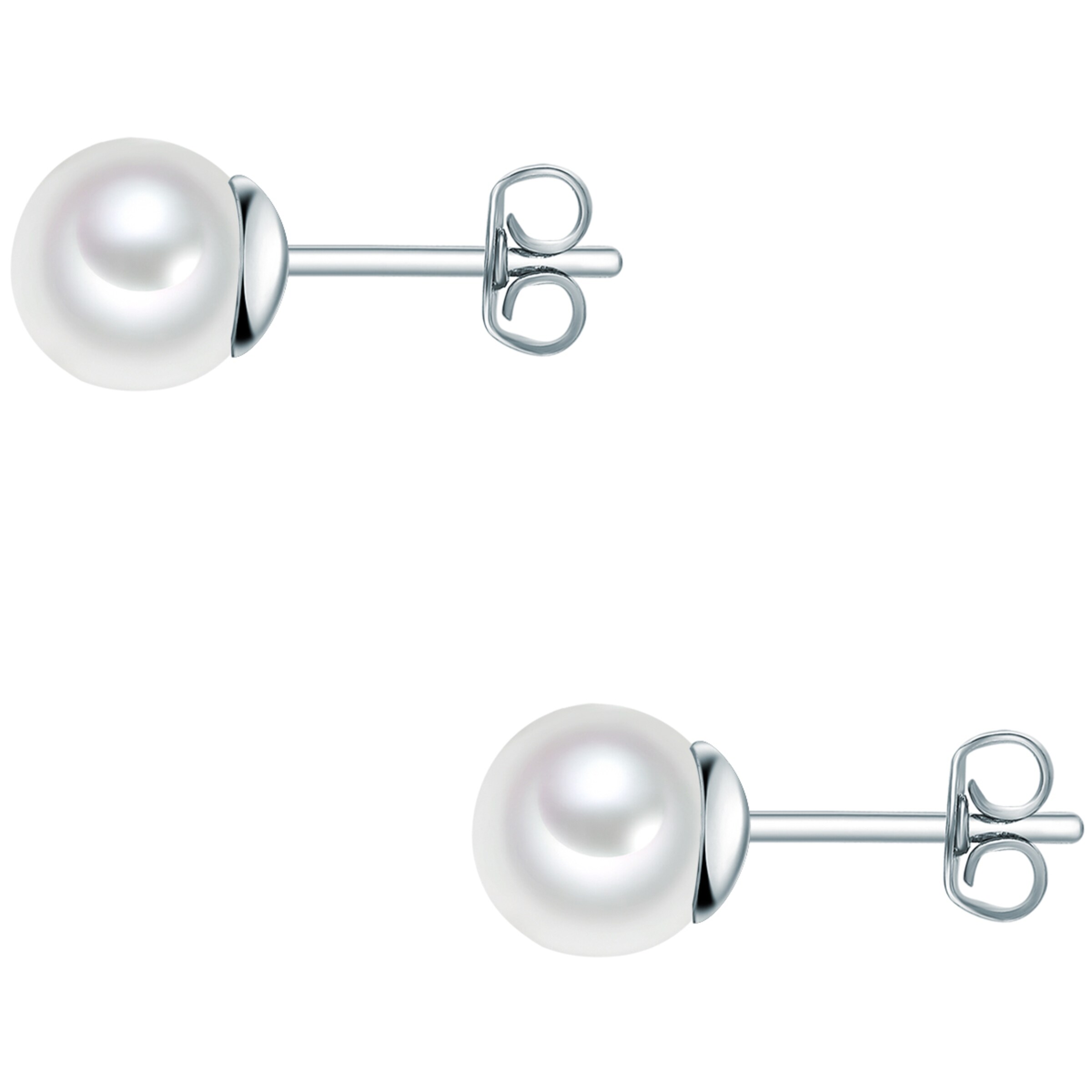 Boucles d'oreilles Rafaela Donata en blanc
