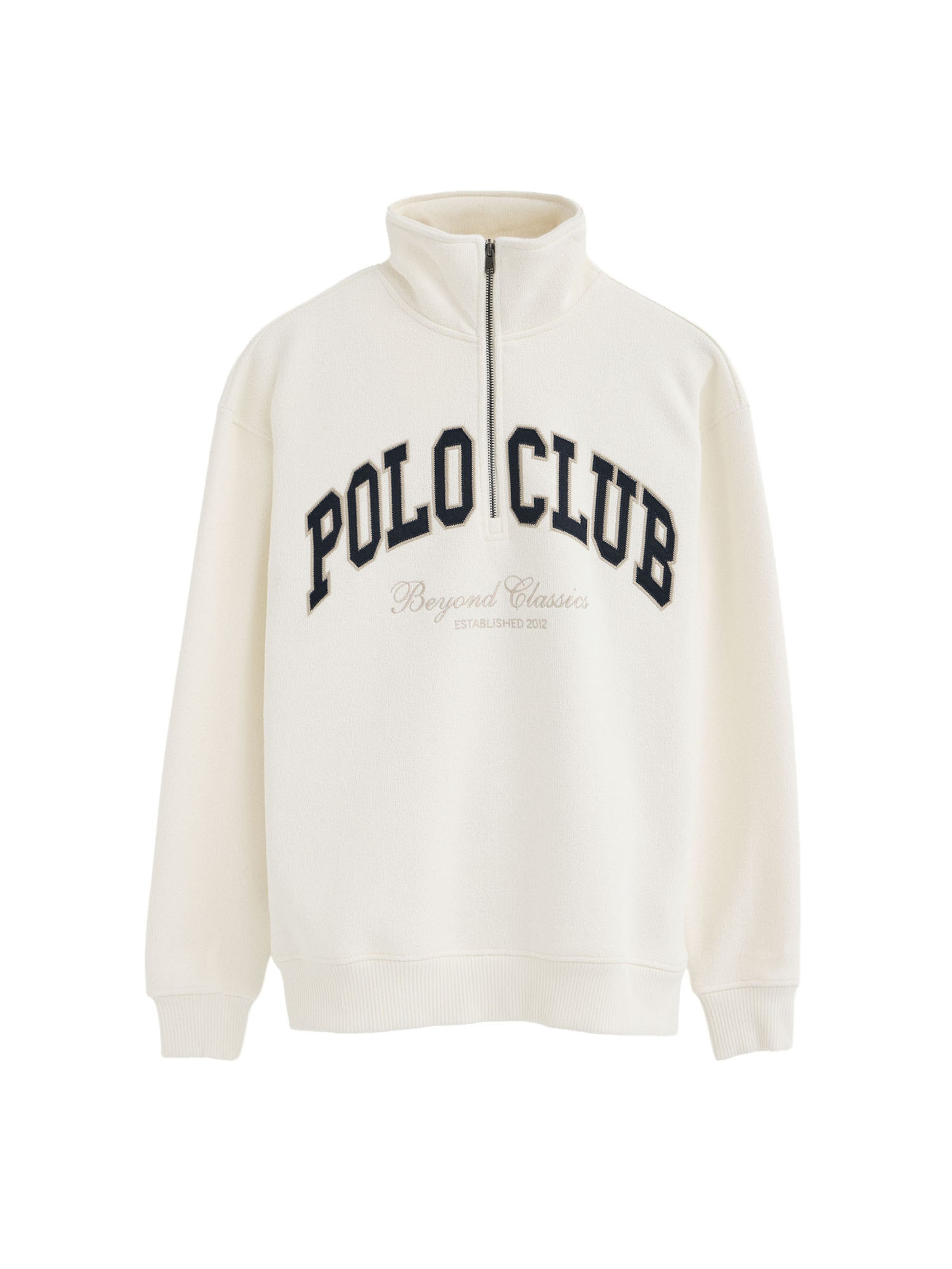 Polo Club Sweatshirt in XXXL in Ecru / Black, Item view