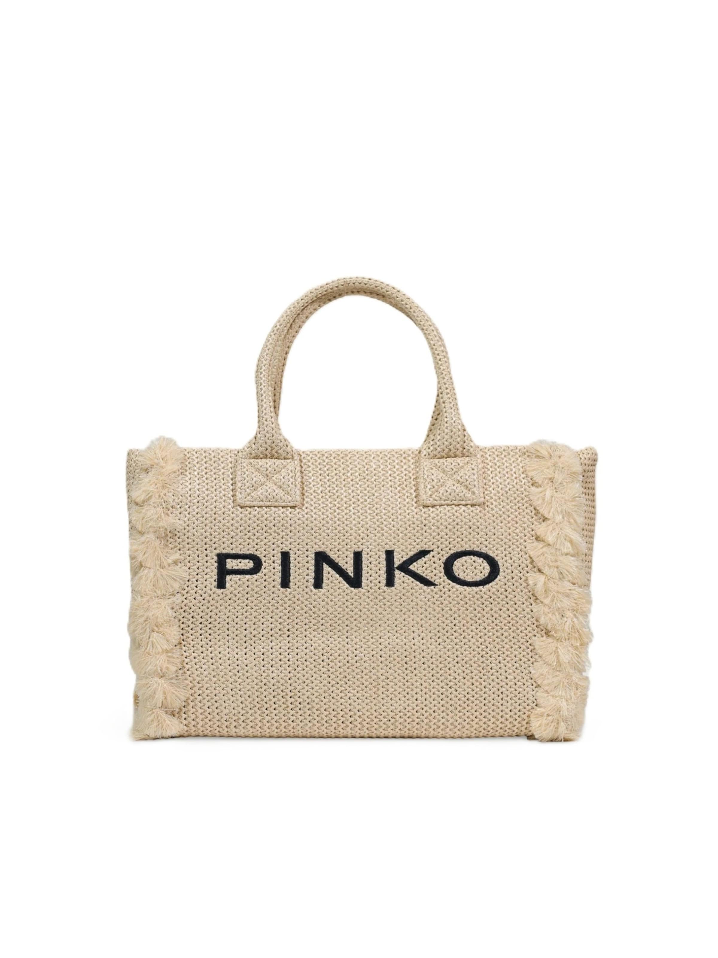 PINKO Beach Bag '106673 A39Y' in Beige: front
