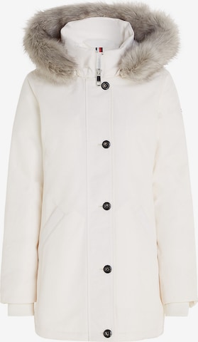 TOMMY HILFIGER Winter Parka in White: front