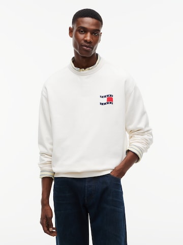 Tommy Jeans - Sudadera en blanco