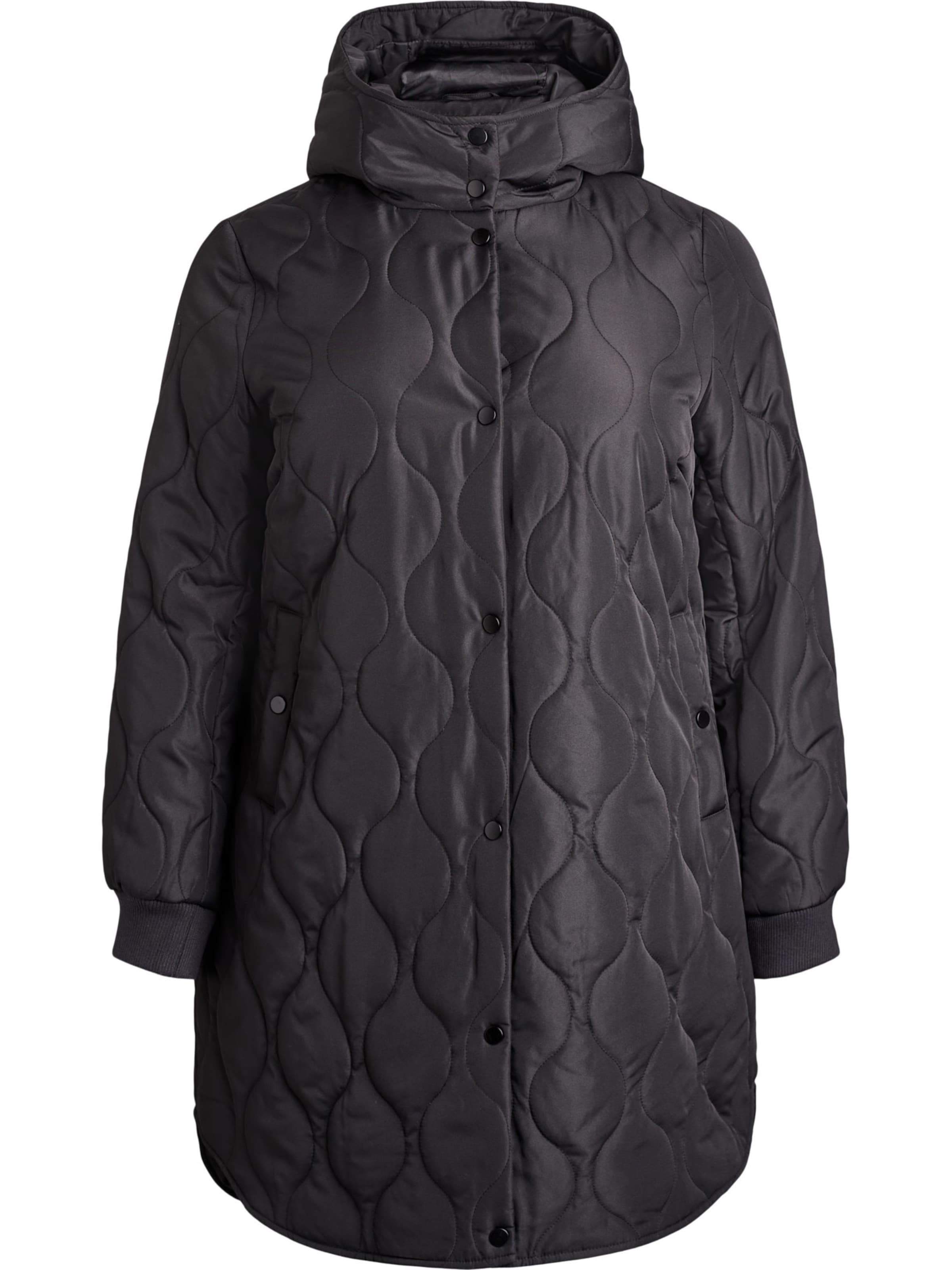 Zizzi Зимняя куртка в Черный: спереди