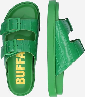 BUFFALO - Sapato aberto 'Sol Ari' em verde