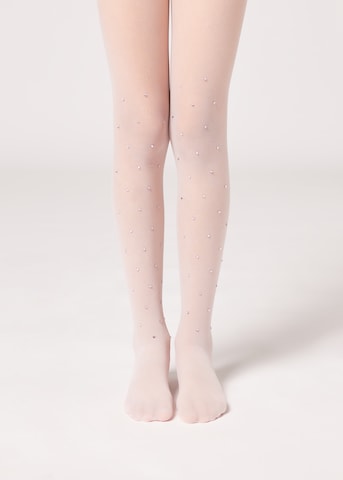 CALZEDONIA Tights in Pink: front