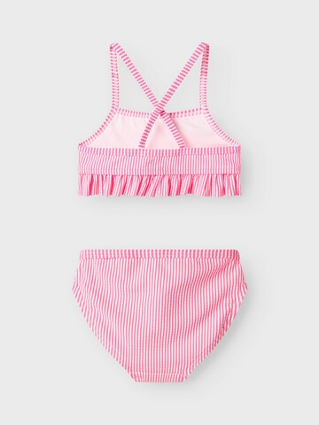 NAME IT Bralette Bikini 'NMFZammer' in Pink