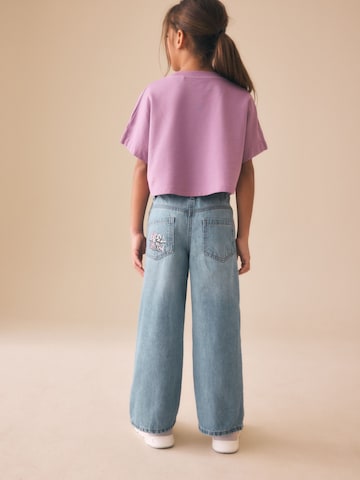 Next Wide Leg Jeans 'Disney Lilo & Stitch' i blå