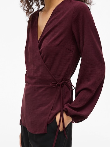 Chemisier 'VILOVIE' VILA en rouge