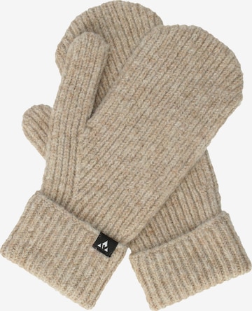 Whistler Fäustlinge 'Pixel' in Beige: Vorderseite