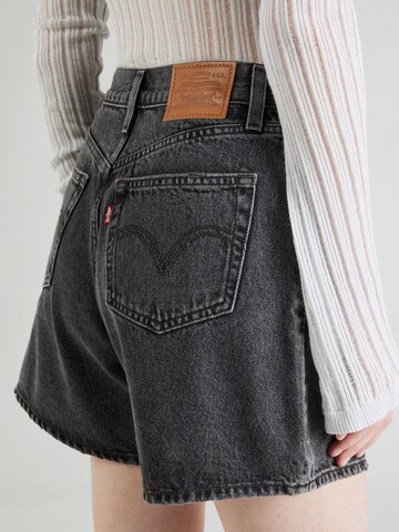 Loosefit Pantaloni 'High-Rise Baggy Shorts' di LEVI'S ® in nero