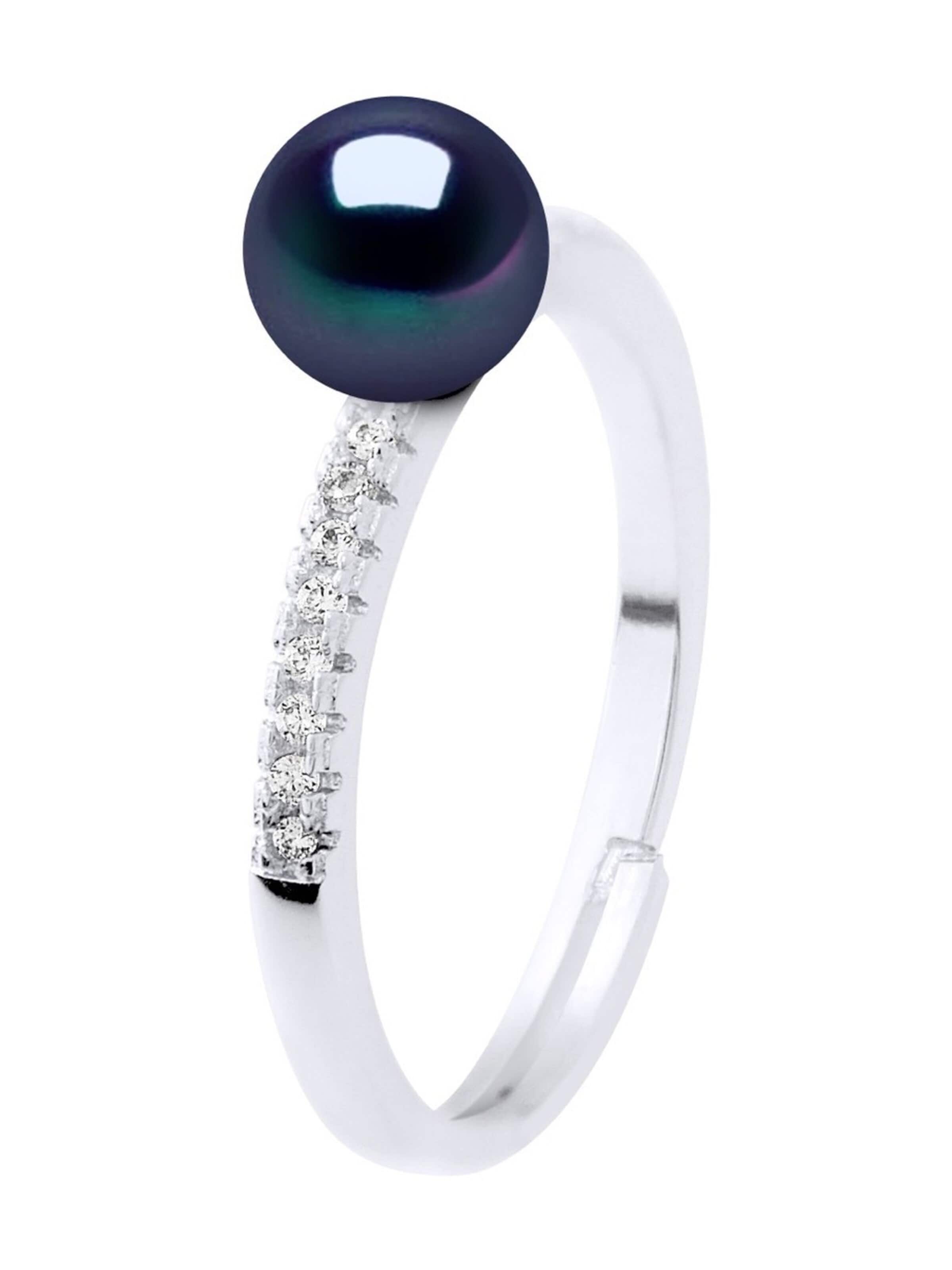 Anello 'ST GERMAIN' di Ateliers Saint Germain in nero: frontale