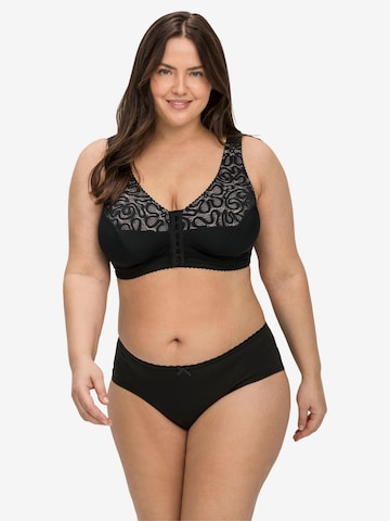 SHEEGO Minimiser Bra in Black