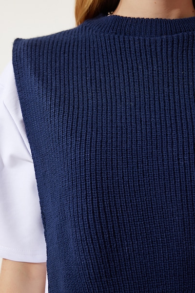 Happiness İstanbul Πουλόβερ σε ναυτικό μπλε, Άποψη προϊόντος