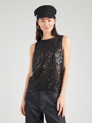 QS - Blusa en negro: frente