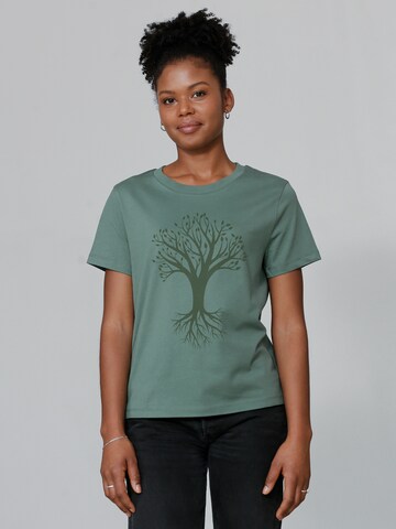 Maglietta di Watapparel in verde: frontale