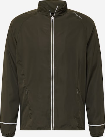 ENDURANCE Athletic Jacket 'Lessend' in Green: front