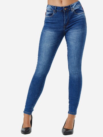 Tazzio Skinny Jeansy 'F108' w kolorze niebieski: przód