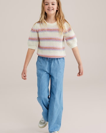 WE Fashion Свободный крой Джинсы в Синий