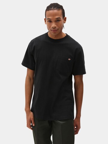 T-Shirt 'Porterdale' DICKIES en noir : devant