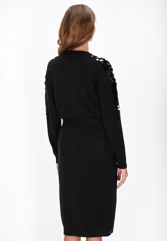 faina - Abrigo de punto 'Fashion Look' en negro