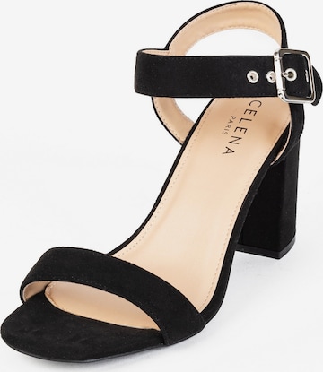 Celena Strap sandal 'Chanay' in Black