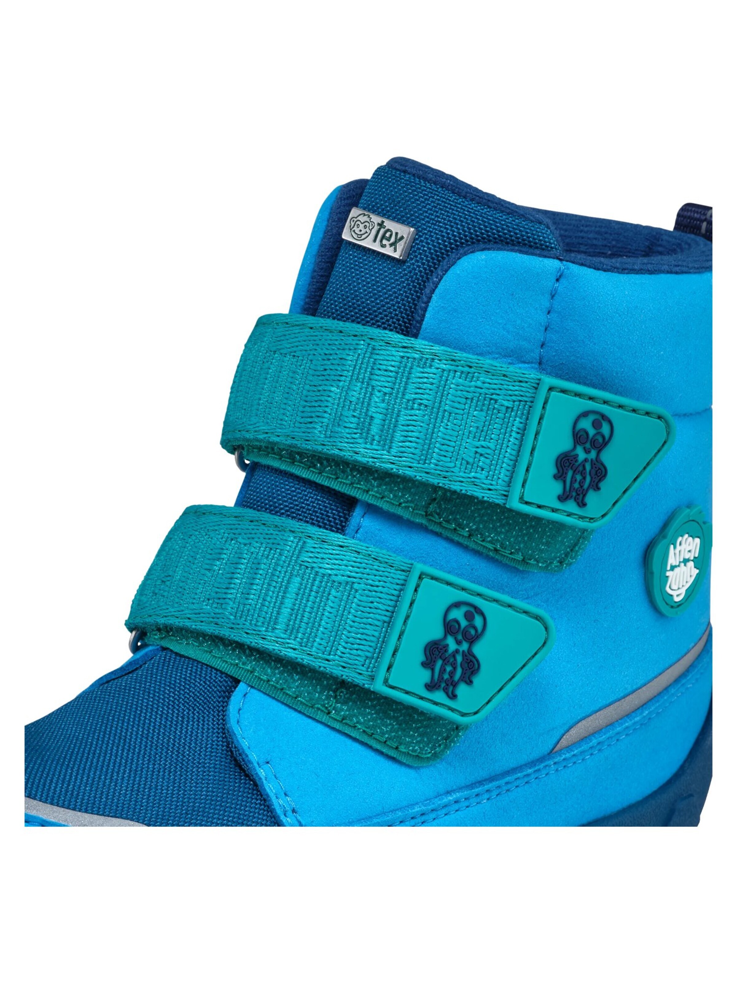 Affenzahn Boots 'Vegan Comfy Vegan Comfy' in Blue: front