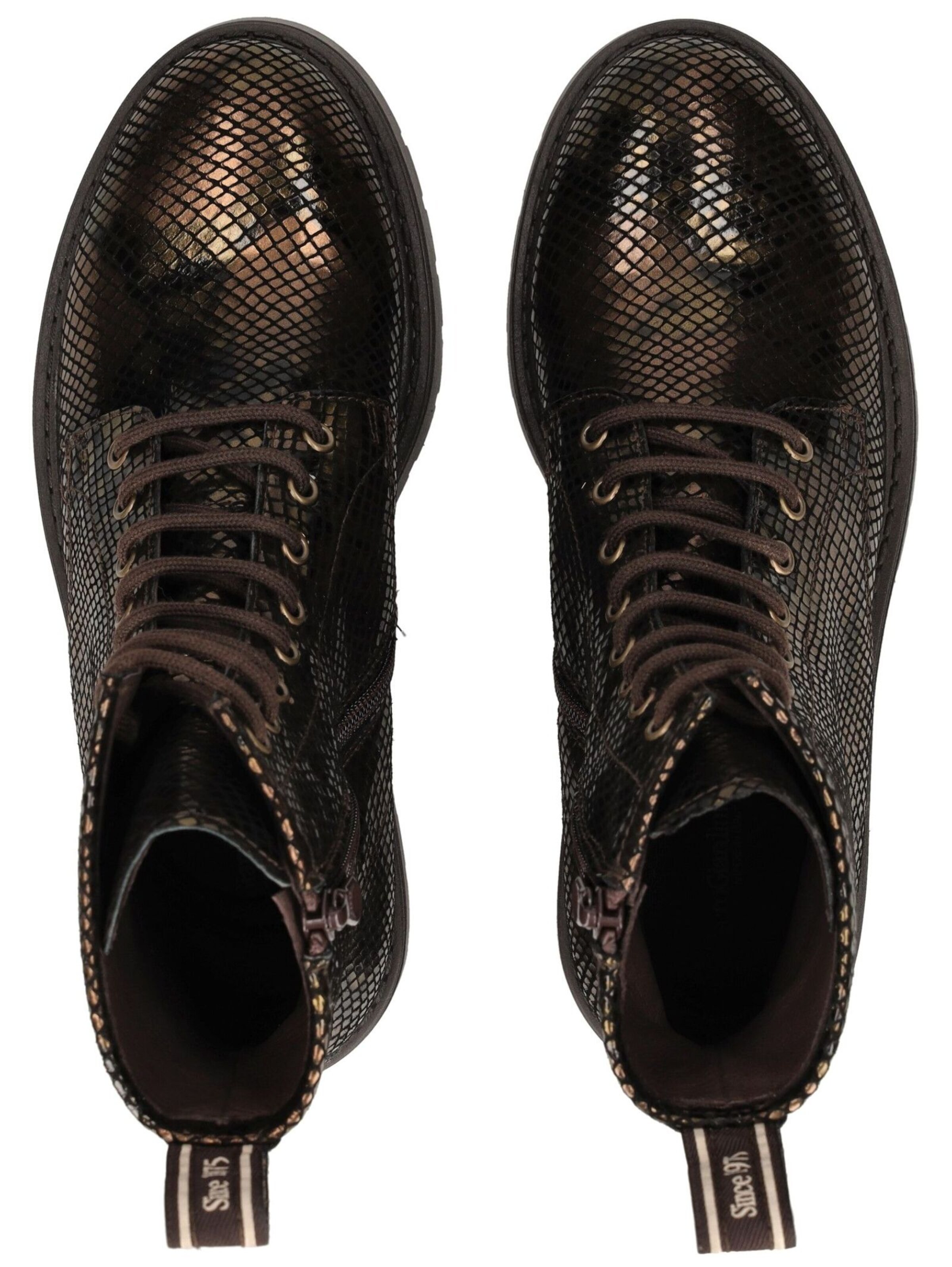 Nero Giardini Lace-up bootie in Brown