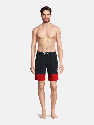 FILA Badeshorts 'SCIACCA' in Schwarz