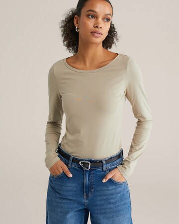 žalia WE Fashion Marškinėliai: priekis