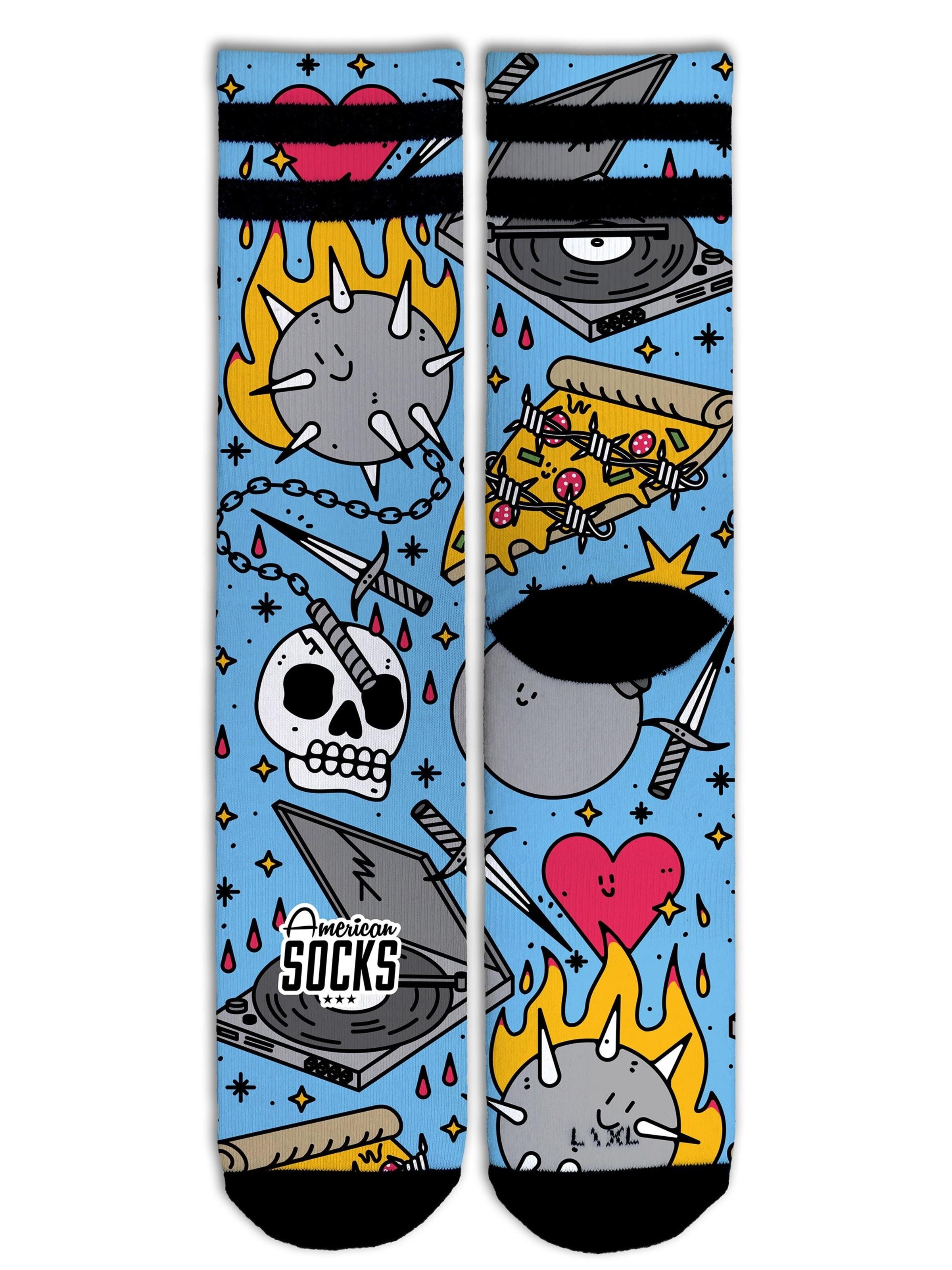 Calzino 'Blast' di American Socks in blu
